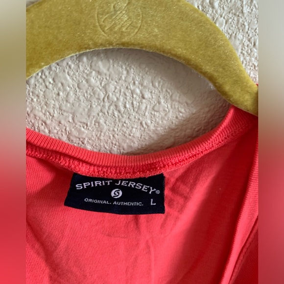 SPIRIT JERSEY Pinkish-Orange jersey. NWOT (L)🌴 - Picture 3 of 9
